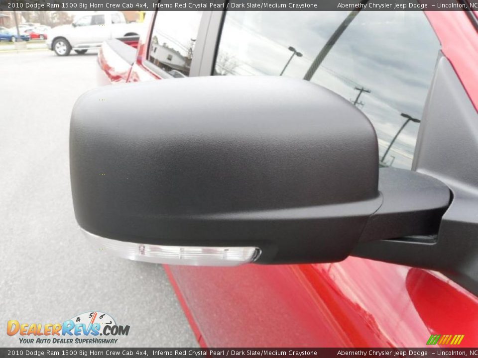 2010 Dodge Ram 1500 Big Horn Crew Cab 4x4 Inferno Red Crystal Pearl / Dark Slate/Medium Graystone Photo #21