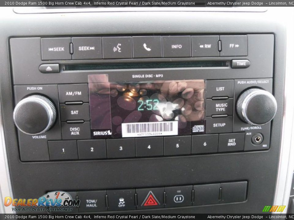 2010 Dodge Ram 1500 Big Horn Crew Cab 4x4 Inferno Red Crystal Pearl / Dark Slate/Medium Graystone Photo #24