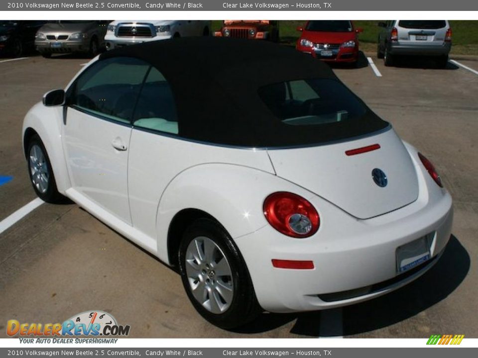 2010 Volkswagen New Beetle 2.5 Convertible Candy White / Black Photo #7