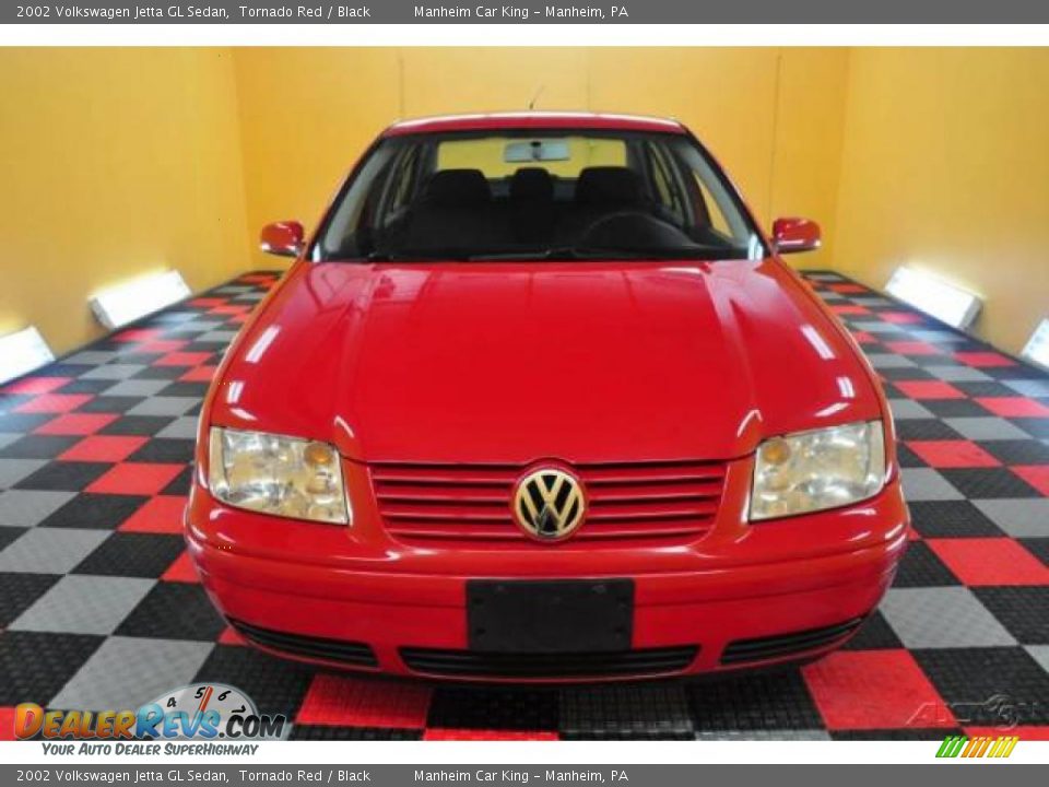 2002 Volkswagen Jetta GL Sedan Tornado Red / Black Photo #2