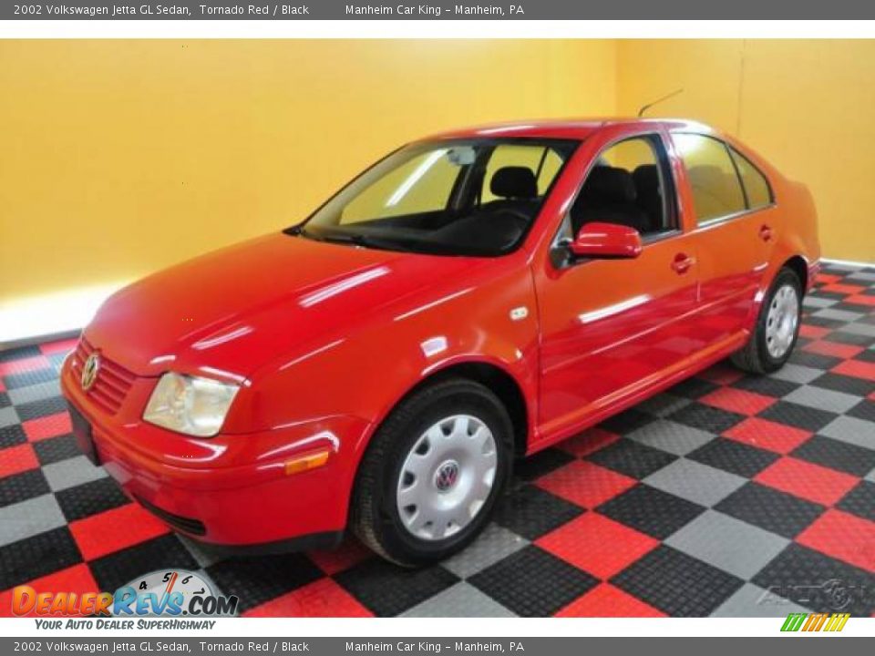 2002 Volkswagen Jetta GL Sedan Tornado Red / Black Photo #3