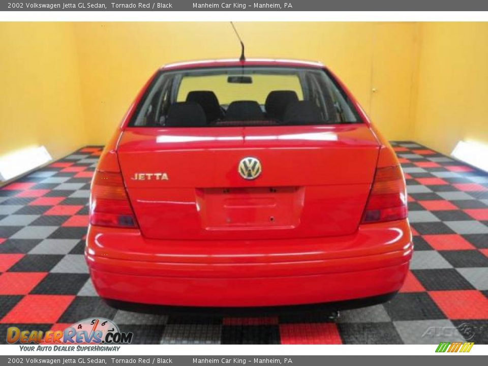 2002 Volkswagen Jetta GL Sedan Tornado Red / Black Photo #5