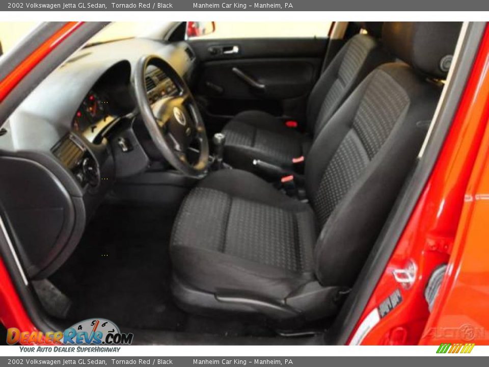 2002 Volkswagen Jetta GL Sedan Tornado Red / Black Photo #10