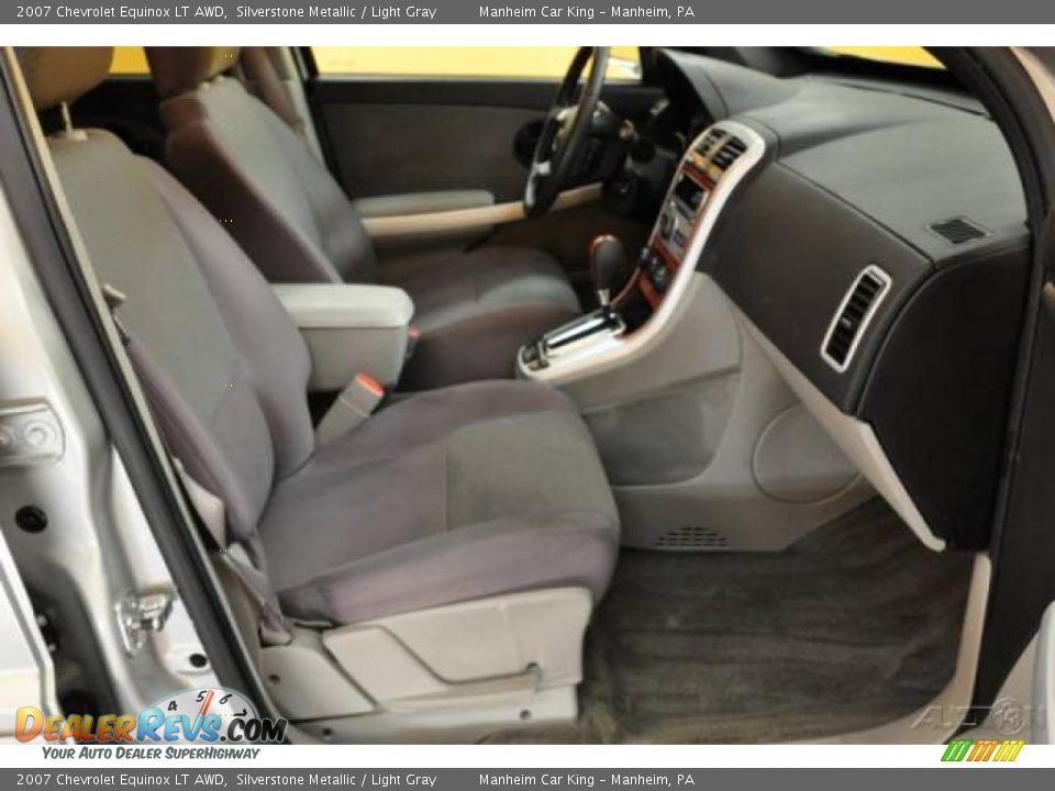 2007 Chevrolet Equinox LT AWD Silverstone Metallic / Light Gray Photo #15