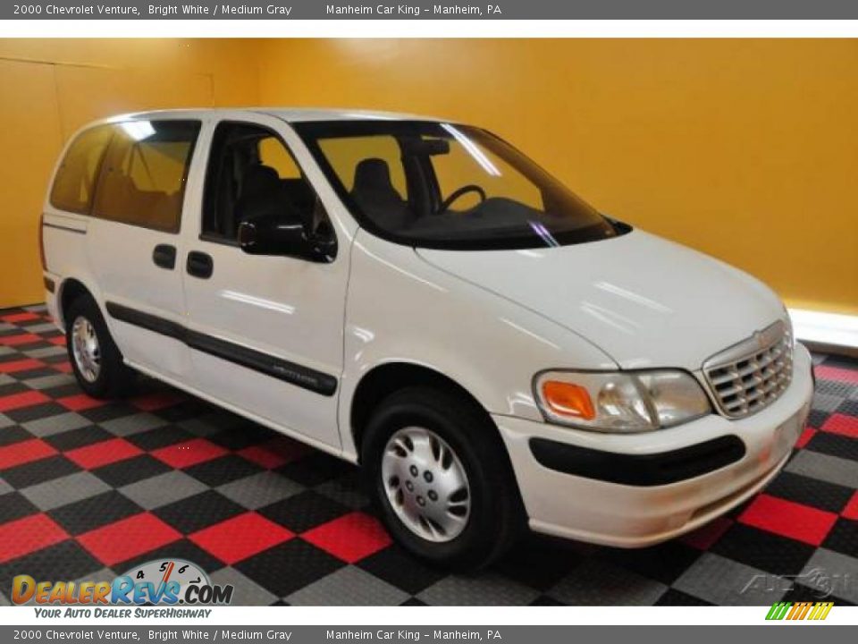 2000 Chevrolet Venture Bright White / Medium Gray Photo #1