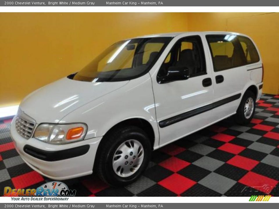 2000 Chevrolet Venture Bright White / Medium Gray Photo #3