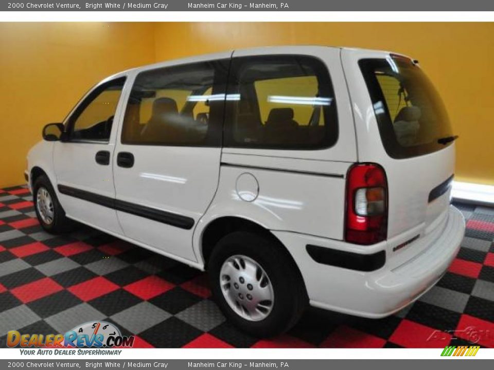 2000 Chevrolet Venture Bright White / Medium Gray Photo #4