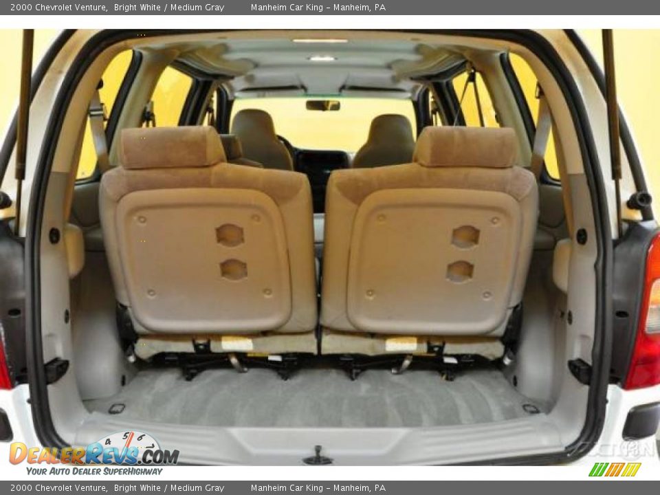 2000 Chevrolet Venture Bright White / Medium Gray Photo #12