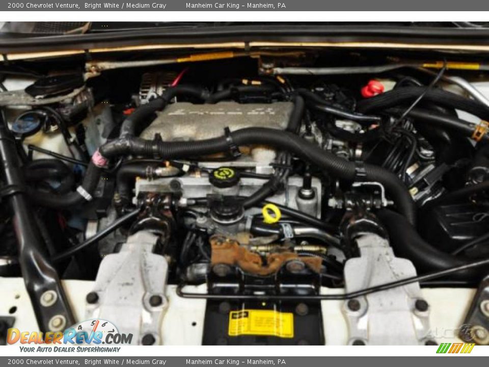 2000 Chevrolet Venture Bright White / Medium Gray Photo #17