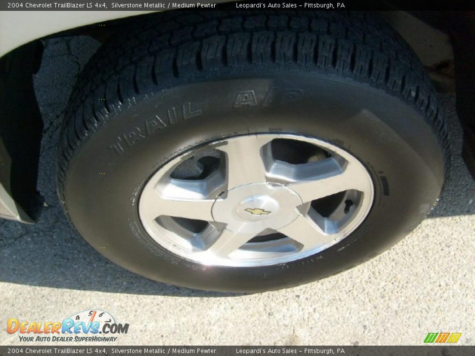 2004 Chevrolet TrailBlazer LS 4x4 Silverstone Metallic / Medium Pewter Photo #7