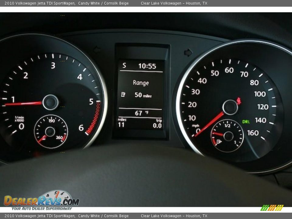 2010 Volkswagen Jetta TDI SportWagen Candy White / Cornsilk Beige Photo #20