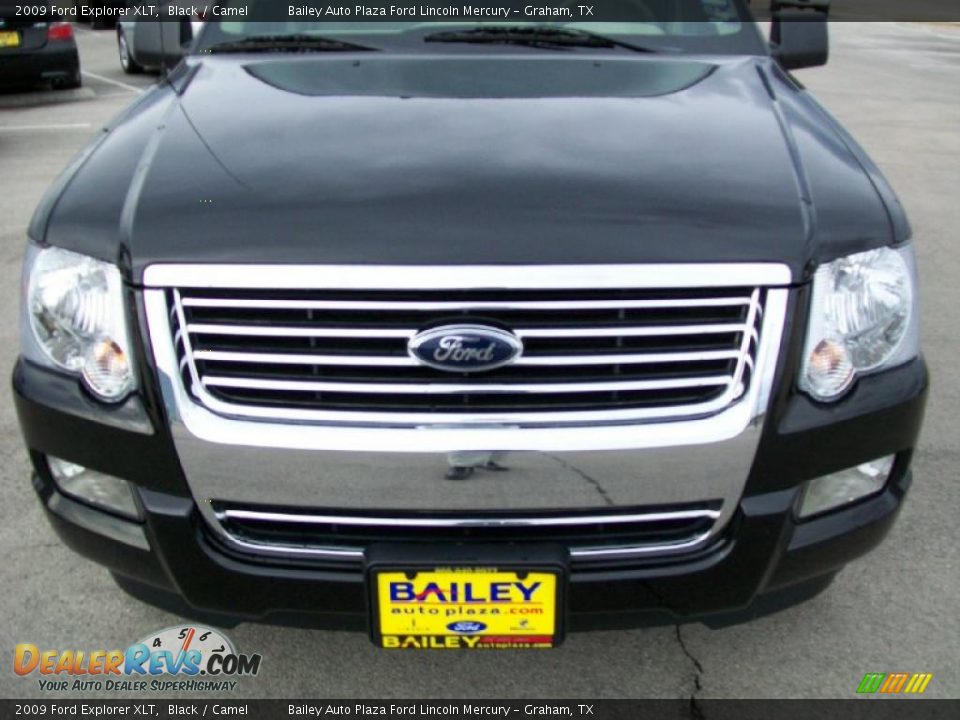 2009 Ford Explorer XLT Black / Camel Photo #1