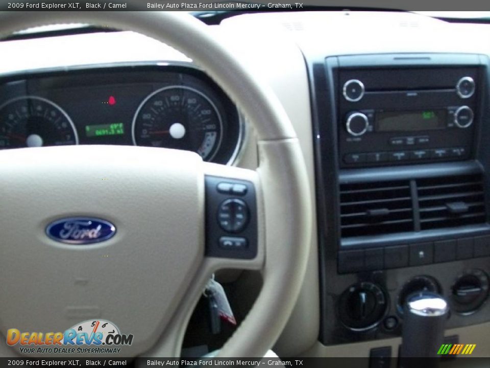 2009 Ford Explorer XLT Black / Camel Photo #3