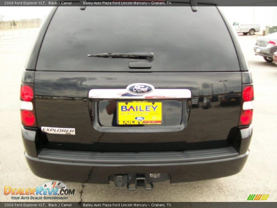 2009 Ford Explorer XLT Black / Camel Photo #6