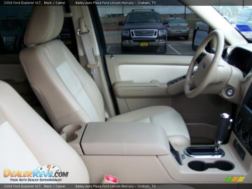 2009 Ford Explorer XLT Black / Camel Photo #8
