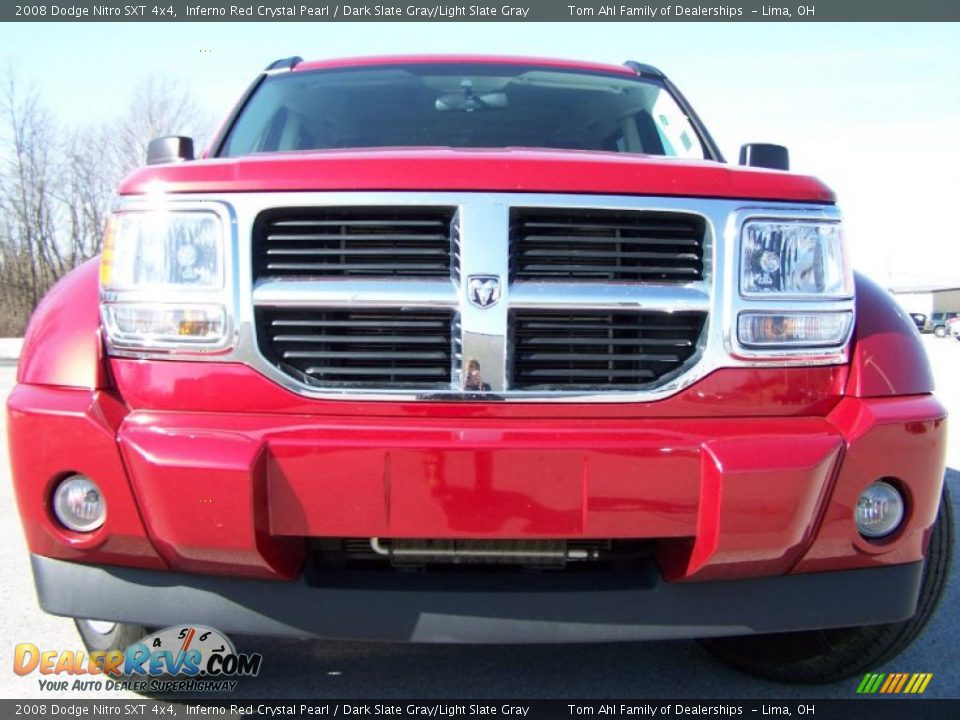 2008 Dodge Nitro SXT 4x4 Inferno Red Crystal Pearl / Dark Slate Gray/Light Slate Gray Photo #3