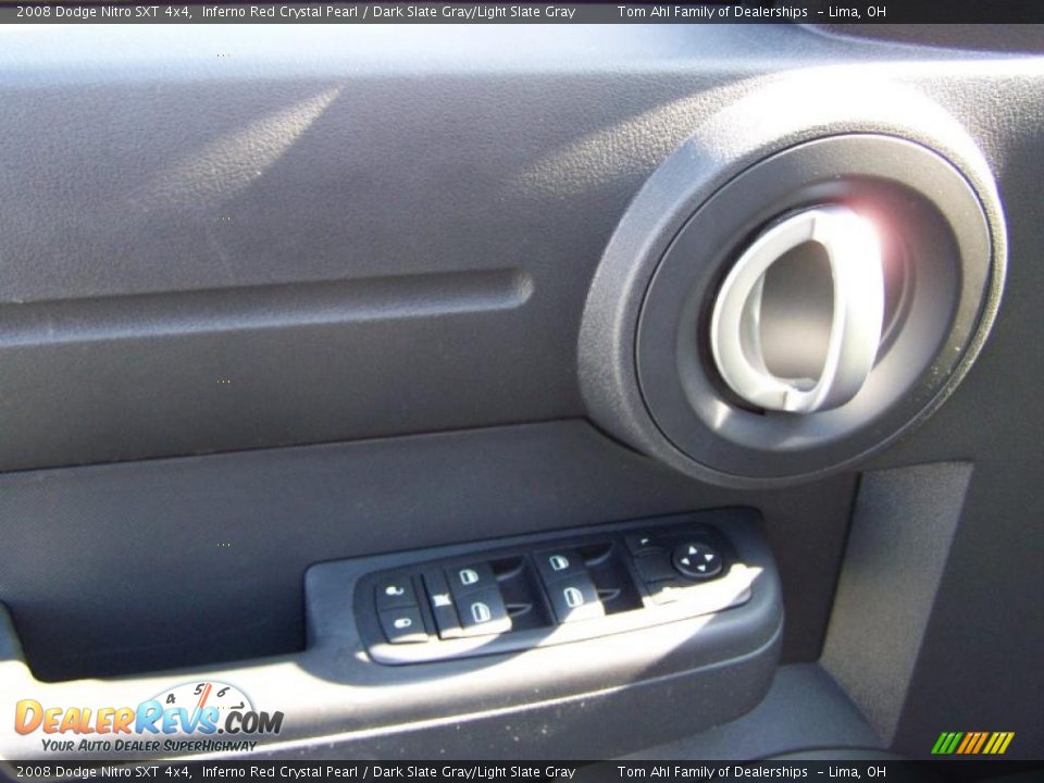 2008 Dodge Nitro SXT 4x4 Inferno Red Crystal Pearl / Dark Slate Gray/Light Slate Gray Photo #10