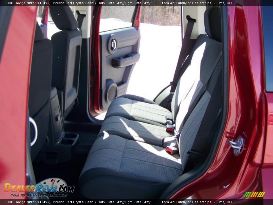2008 Dodge Nitro SXT 4x4 Inferno Red Crystal Pearl / Dark Slate Gray/Light Slate Gray Photo #11