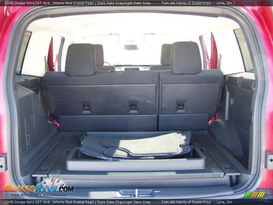 2008 Dodge Nitro SXT 4x4 Inferno Red Crystal Pearl / Dark Slate Gray/Light Slate Gray Photo #12