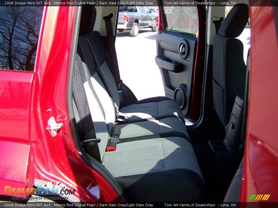 2008 Dodge Nitro SXT 4x4 Inferno Red Crystal Pearl / Dark Slate Gray/Light Slate Gray Photo #13