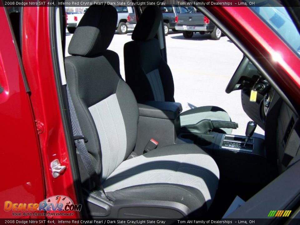 2008 Dodge Nitro SXT 4x4 Inferno Red Crystal Pearl / Dark Slate Gray/Light Slate Gray Photo #14