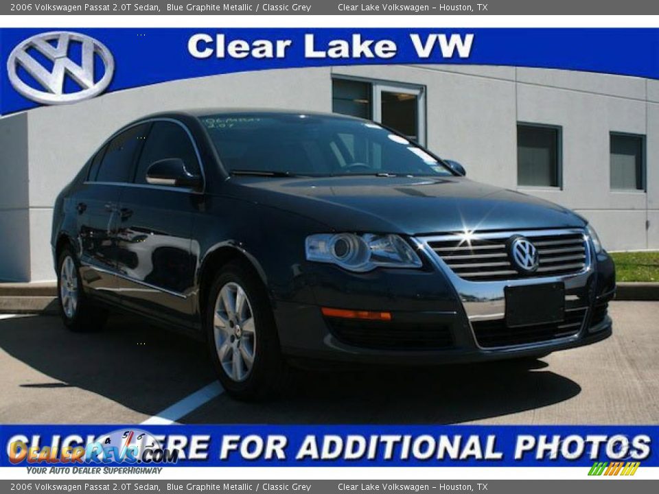 2006 Volkswagen Passat 2.0T Sedan Blue Graphite Metallic / Classic Grey Photo #1
