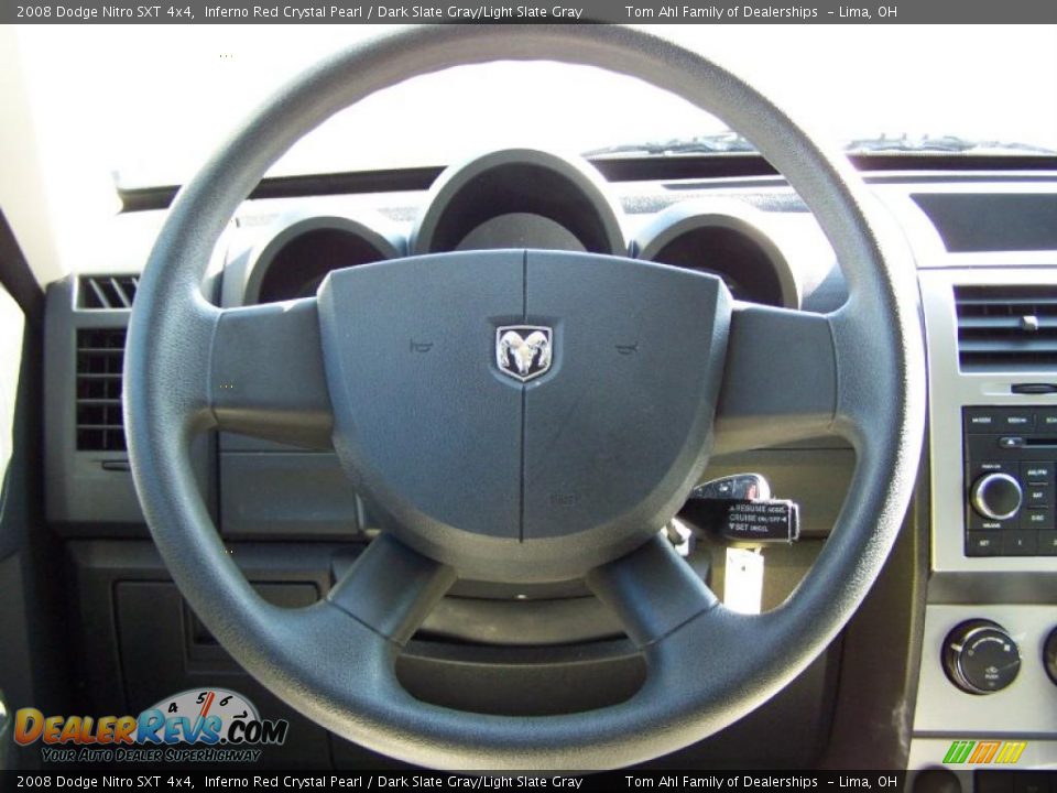 2008 Dodge Nitro SXT 4x4 Inferno Red Crystal Pearl / Dark Slate Gray/Light Slate Gray Photo #18