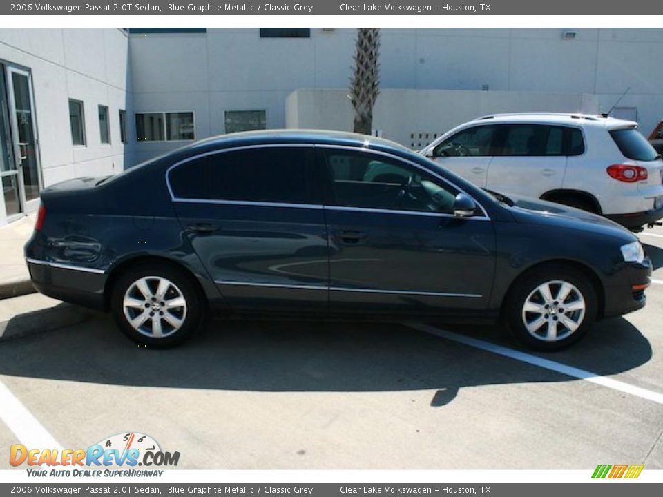 2006 Volkswagen Passat 2.0T Sedan Blue Graphite Metallic / Classic Grey Photo #4