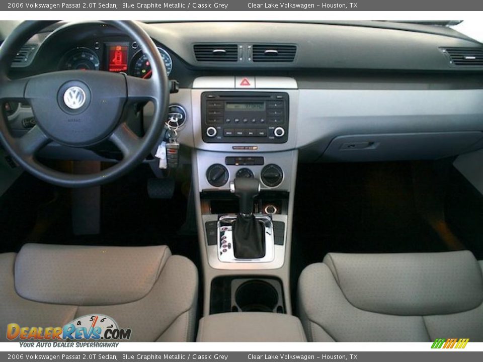 2006 Volkswagen Passat 2.0T Sedan Blue Graphite Metallic / Classic Grey Photo #6