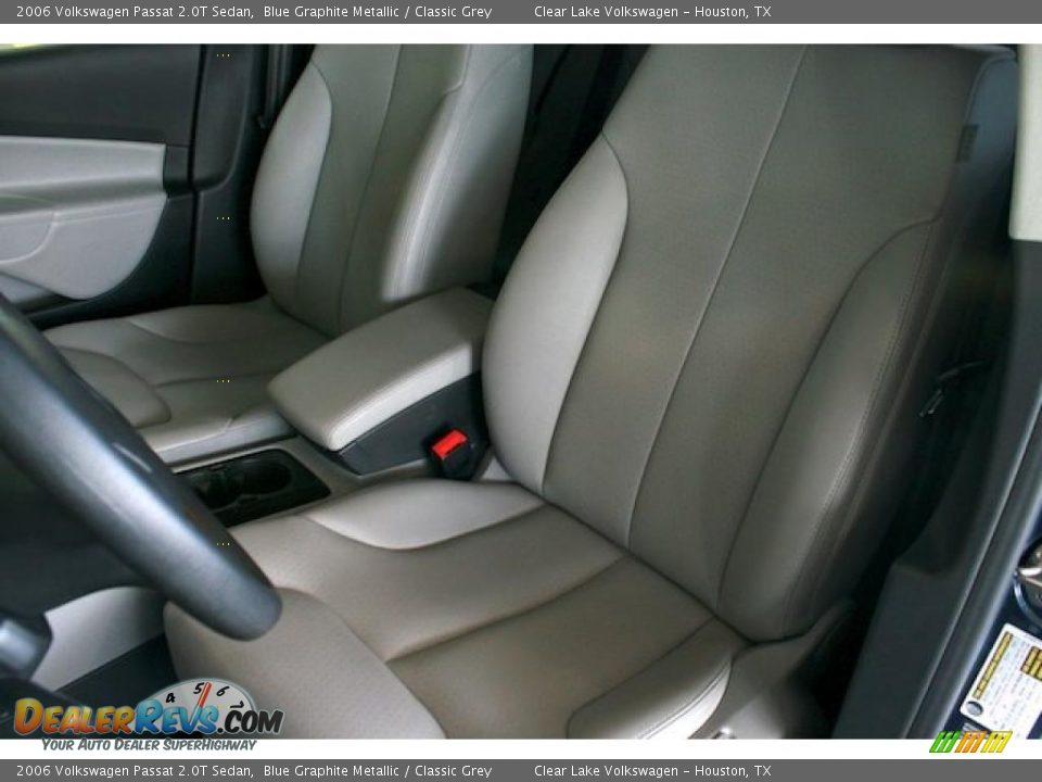 2006 Volkswagen Passat 2.0T Sedan Blue Graphite Metallic / Classic Grey Photo #7