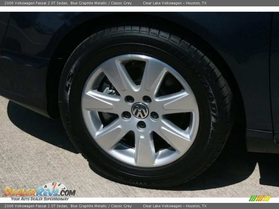 2006 Volkswagen Passat 2.0T Sedan Blue Graphite Metallic / Classic Grey Photo #9