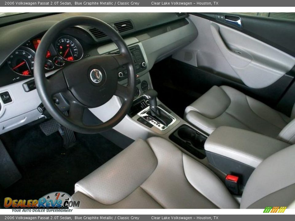 2006 Volkswagen Passat 2.0T Sedan Blue Graphite Metallic / Classic Grey Photo #20