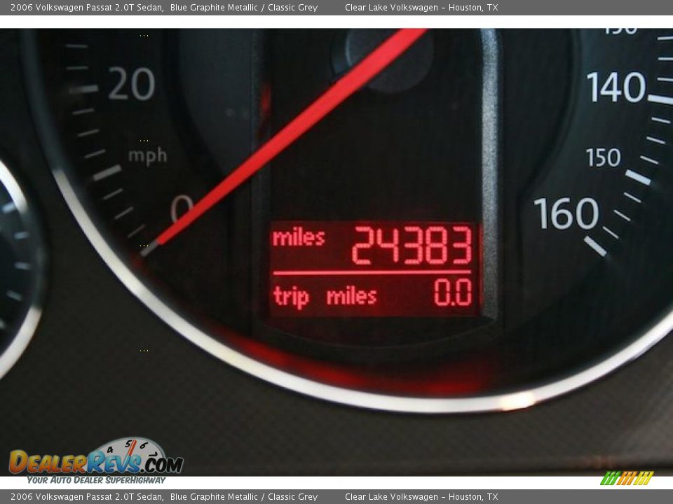 2006 Volkswagen Passat 2.0T Sedan Blue Graphite Metallic / Classic Grey Photo #34