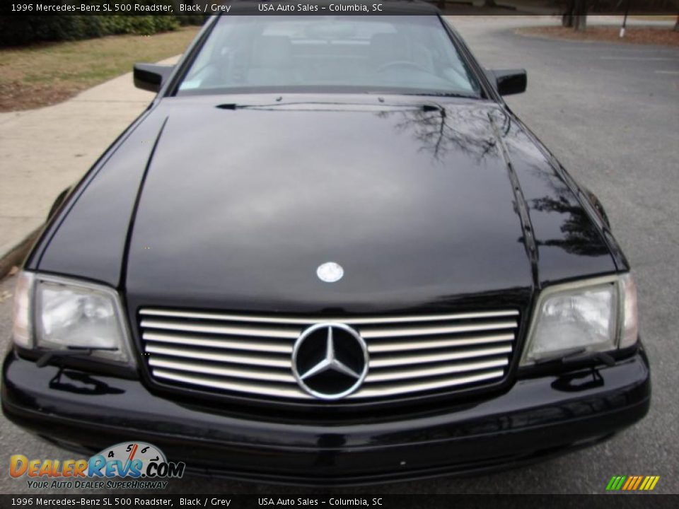 1996 Mercedes-Benz SL 500 Roadster Black / Grey Photo #1