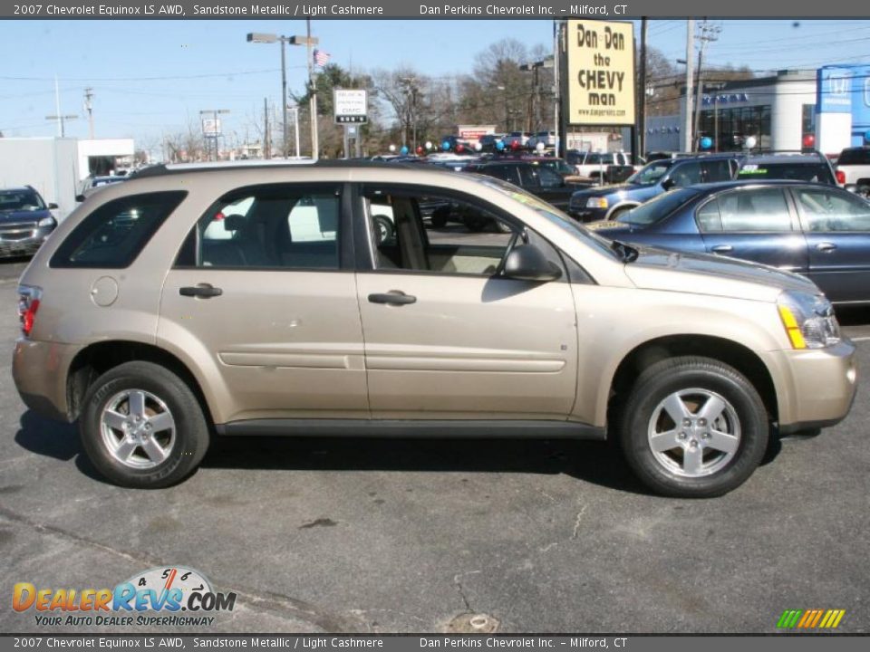 2007 Chevrolet Equinox LS AWD Sandstone Metallic / Light Cashmere Photo #4