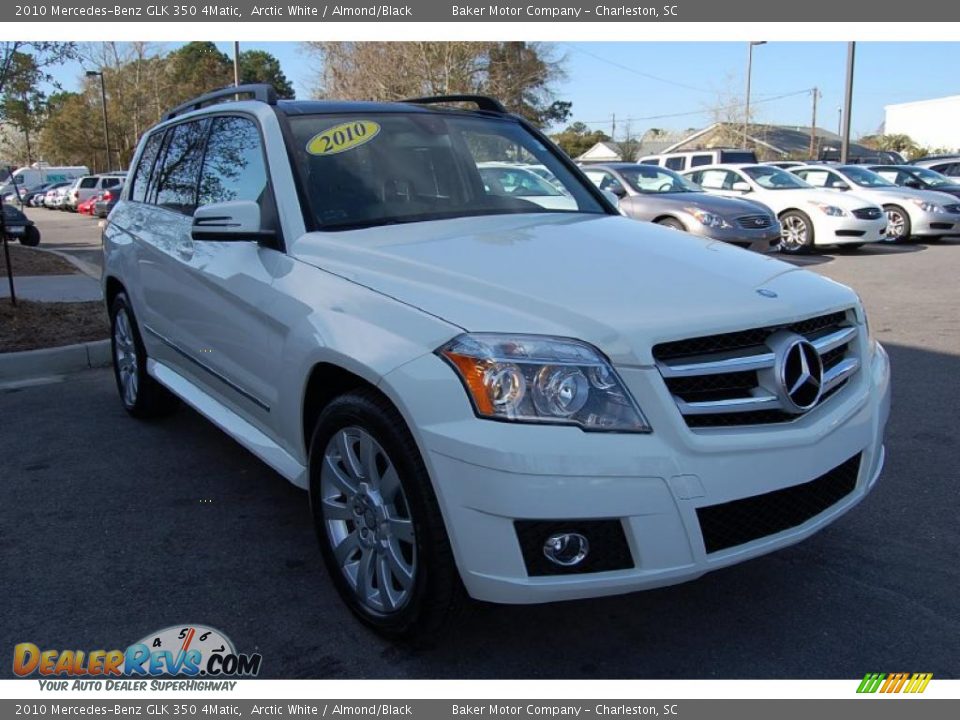 2010 Mercedes-Benz GLK 350 4Matic Arctic White / Almond/Black Photo #1