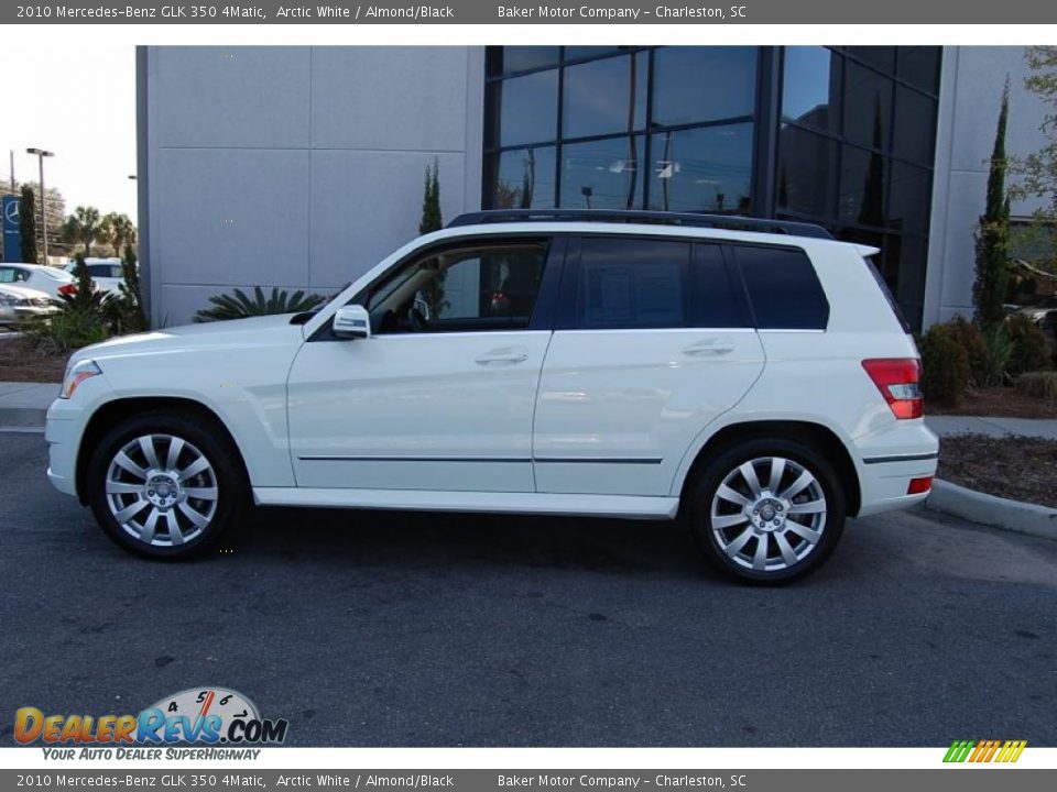2010 Mercedes-Benz GLK 350 4Matic Arctic White / Almond/Black Photo #2