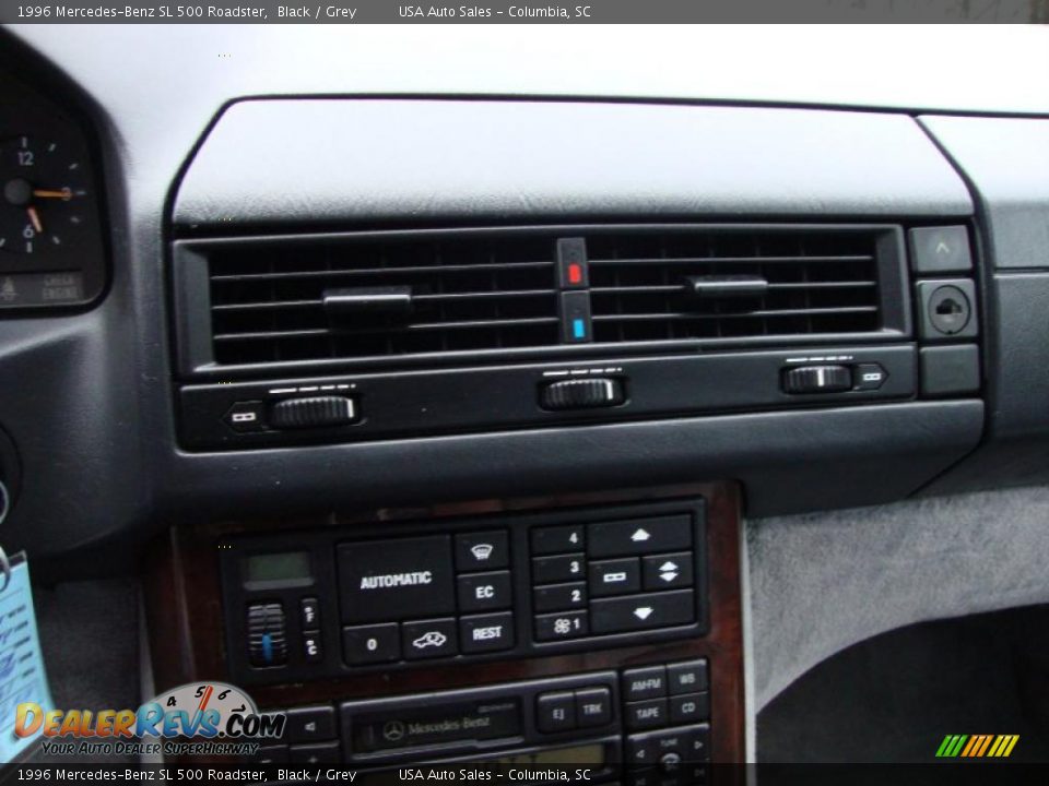1996 Mercedes-Benz SL 500 Roadster Black / Grey Photo #31