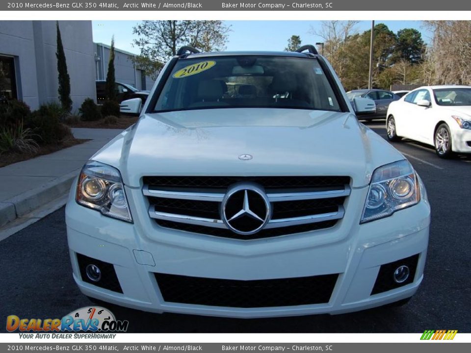 2010 Mercedes-Benz GLK 350 4Matic Arctic White / Almond/Black Photo #14