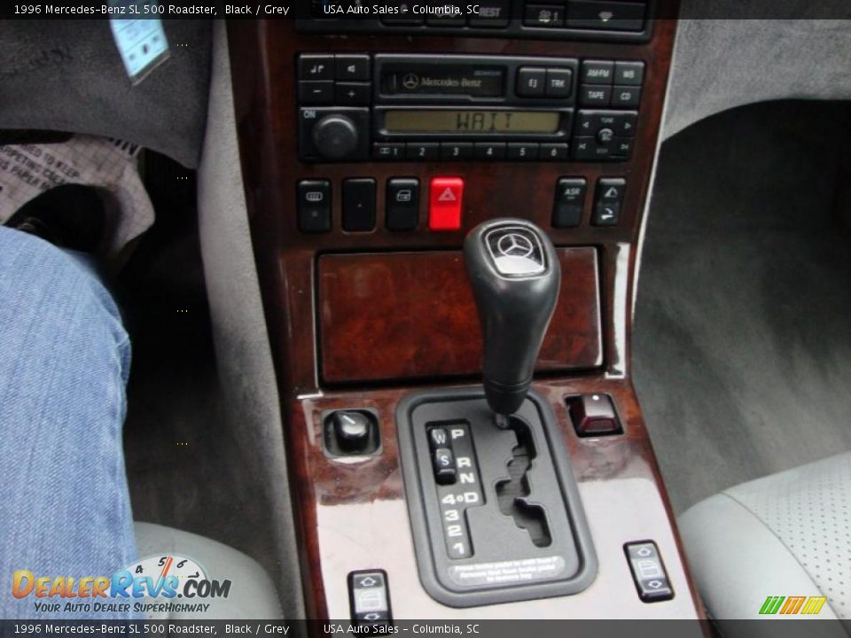 1996 Mercedes-Benz SL 500 Roadster Black / Grey Photo #32