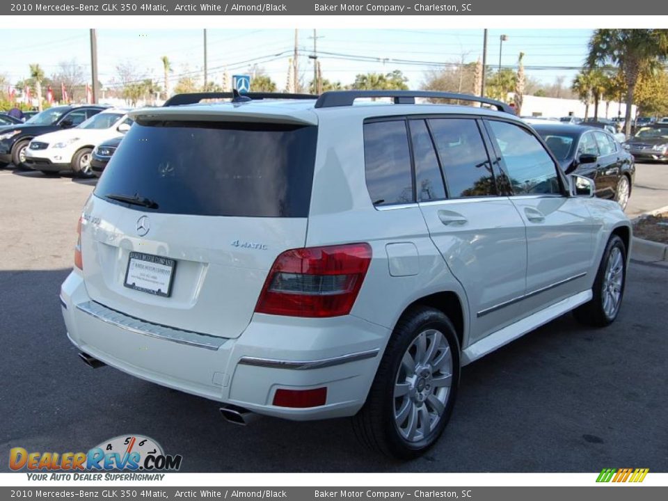 2010 Mercedes-Benz GLK 350 4Matic Arctic White / Almond/Black Photo #16