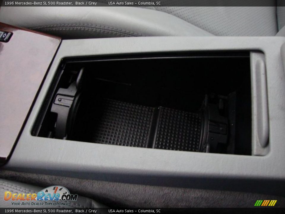 1996 Mercedes-Benz SL 500 Roadster Black / Grey Photo #34