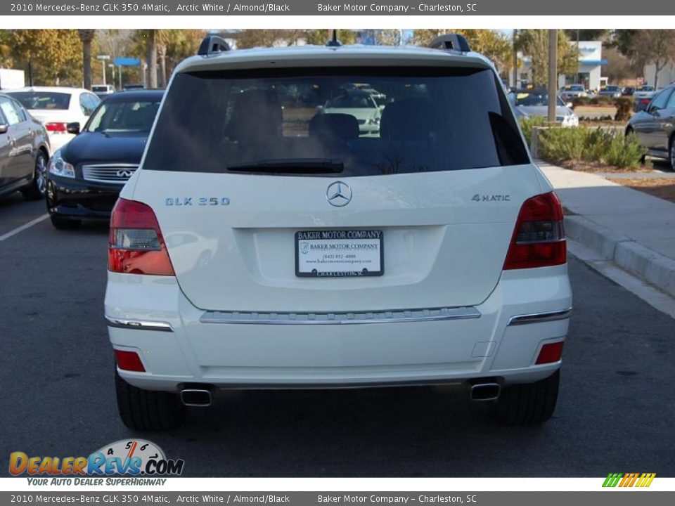 2010 Mercedes-Benz GLK 350 4Matic Arctic White / Almond/Black Photo #17