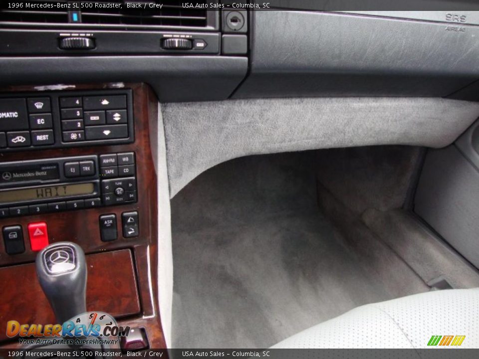 1996 Mercedes-Benz SL 500 Roadster Black / Grey Photo #36