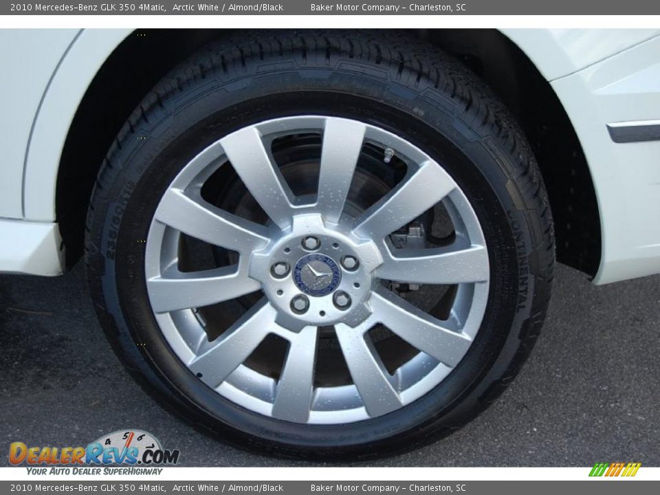 2010 Mercedes-Benz GLK 350 4Matic Arctic White / Almond/Black Photo #19