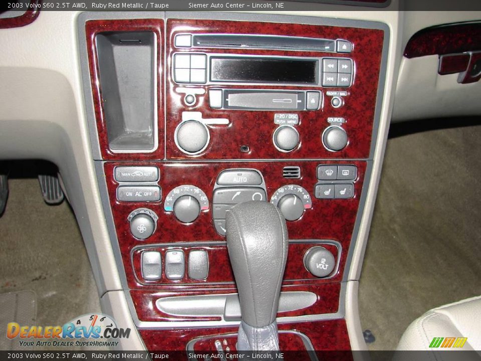 2003 Volvo S60 2.5T AWD Ruby Red Metallic / Taupe Photo #6
