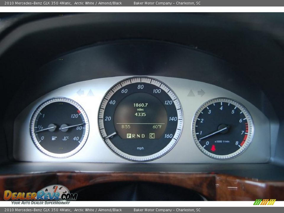 2010 Mercedes-Benz GLK 350 4Matic Arctic White / Almond/Black Photo #24