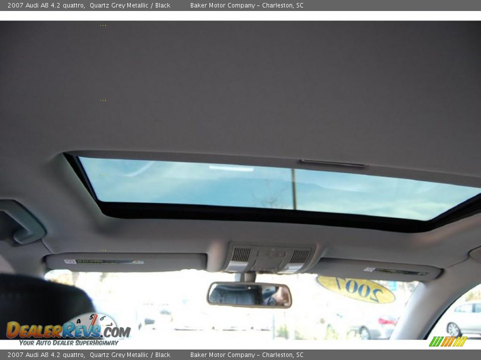 2007 Audi A8 4.2 quattro Quartz Grey Metallic / Black Photo #4