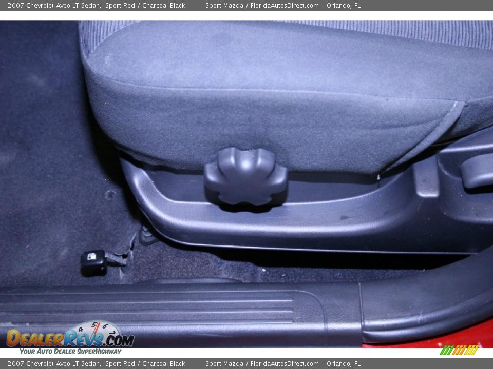 2007 Chevrolet Aveo LT Sedan Sport Red / Charcoal Black Photo #32