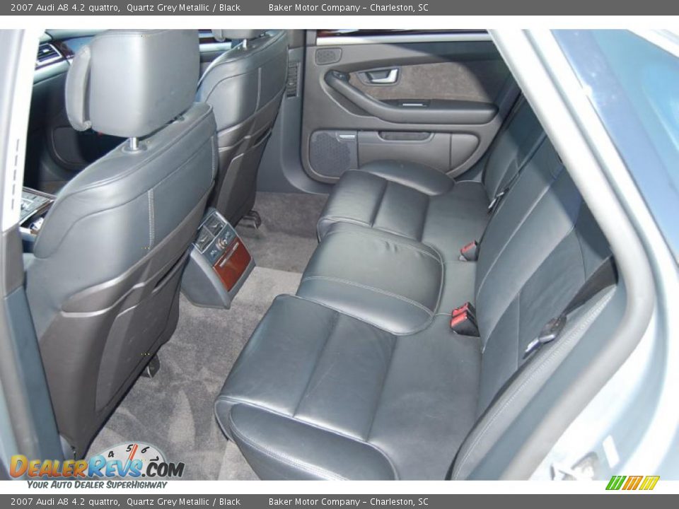 2007 Audi A8 4.2 quattro Quartz Grey Metallic / Black Photo #9